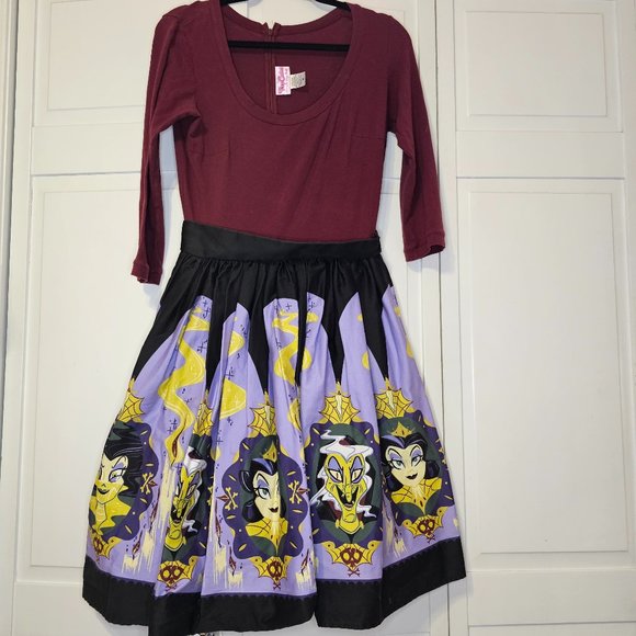 Pinup couture Allison witch transformation Halloween dress - Picture 2 of 4